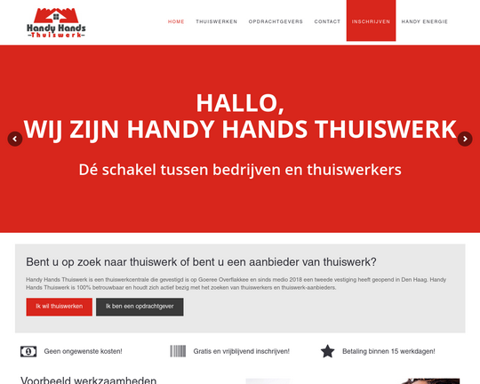 Handy Hands Thuiswerk Logo