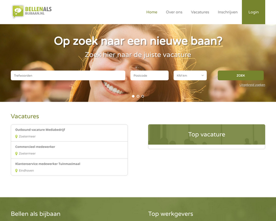 Bellen als bijbaan