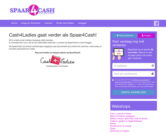 Spaar4Cash Logo