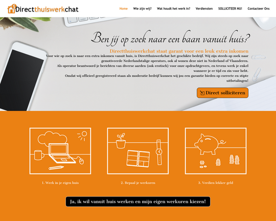 DirectThuiswerkChat.eu Logo