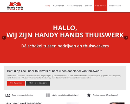 Handy Hands Thuiswerk