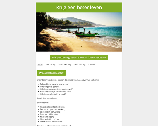 Krijg een beter leven Logo