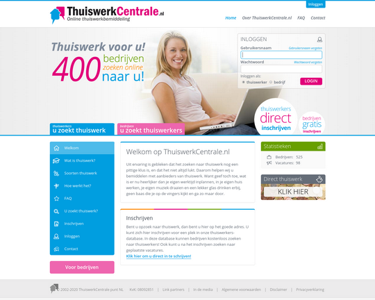 Thuiswerk Centrale Logo